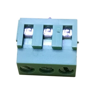 5.08 mm 3position Wire to Board Horizontal 0.0200&quot; Through Hole Terminal Block
